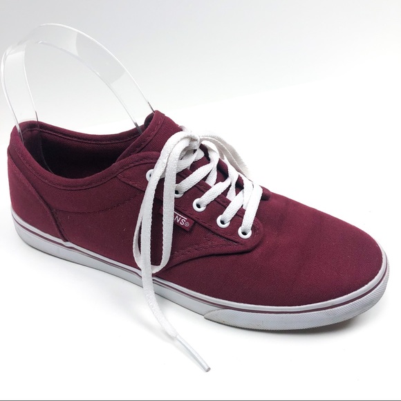 vans atwood low burgundy